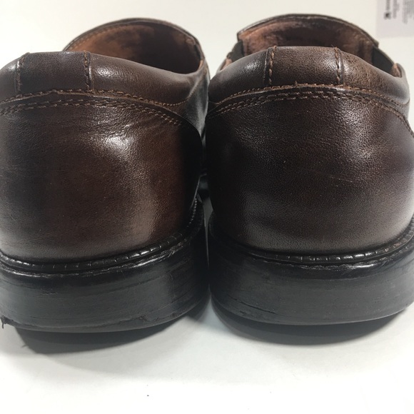 Johnston & Murphy Brown Leather Loafer Slipon Shoe main image 4